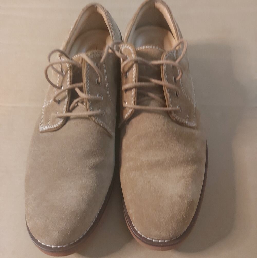GH Bass & Co Men's Brown Suede Leather Shoes 8 Grandpacore Classic Heritage